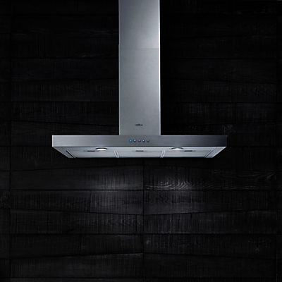 Elica Ledge 90 Chimney Cooker Hood, Stainless Steel